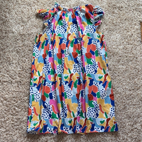 Vibrant Multicolor Casual Dress - Picture 3 of 9